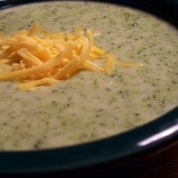 Broccoli Soup With Cheese recipe