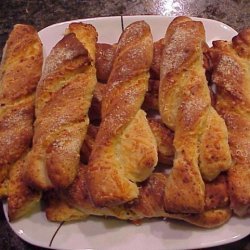 Cheesy Bread Twists recipe