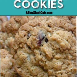 Oatmeal Craisin Cookies recipe