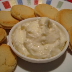 Sweet Dip With Cookies and Fruit recipe