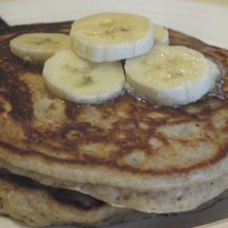 Whole Wheat, Oatmeal and Banana Pancakes recipe