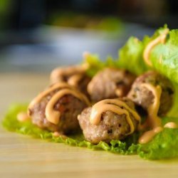 Vietnamese Chicken Meatballs in Lettuce Wraps recipe