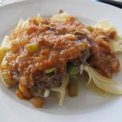 Salisbury Steak Recipe With Buttered Egg Noodles recipe
