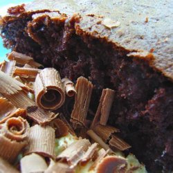 Glazed Chocolate-Sour Cream Cake recipe