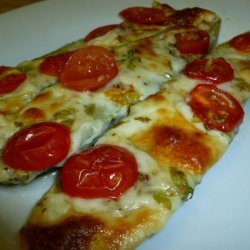 Margarita Pizza Zucchini Boats recipe