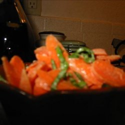 Marinated Carrot Salad With Ginger & Sesame Oil recipe