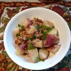 New Potatoes and Walnut Sauce recipe