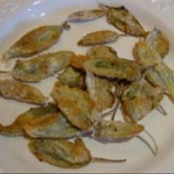 Battered and Baked Sage Leaves recipe