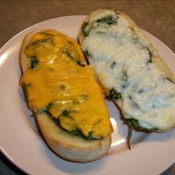 Spinach Garlic Bread recipe