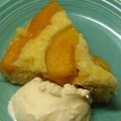 Low-Fat Peach Upside Down Cake recipe