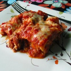 Three Layer Cheesy Lasagna recipe