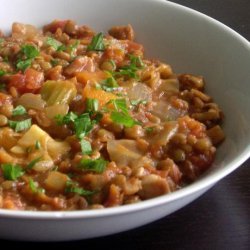 Bacon and Lentil Soup recipe