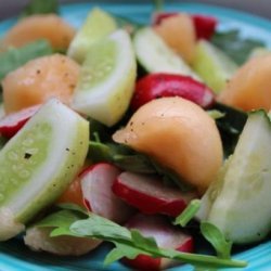 Cucumber Melon Salad With Raspberry Vinegar recipe