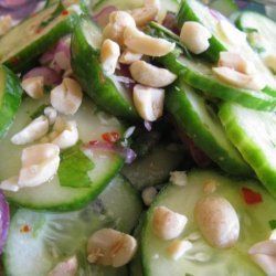 Thai Cucumber Salad With Roasted Peanuts recipe