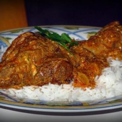 Indian-Style Lamb Shanks With Dried Apricots recipe