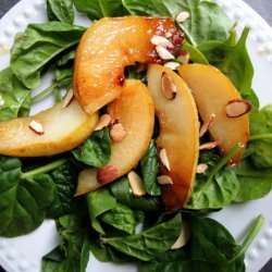 Caramelized Pear and Toasted Almond Salad recipe