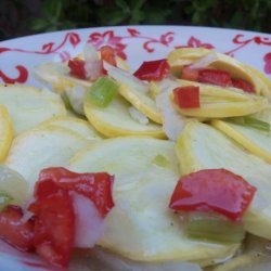 Squash, Pepper and Onion Salad recipe
