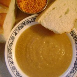Rustic Red Lentil Soup (Only 4 Ingredients) recipe