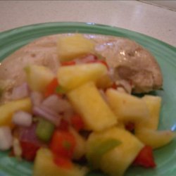Spiced Chicken With Pineapple Salsa recipe