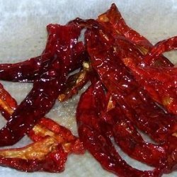 Fried Hot Peppers with Yogurt recipe