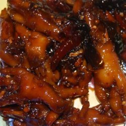 Ginger Glazed Chicken Feet With Brown Sugar and Soy recipe