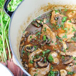 Pork Tenderloin With Mushrooms recipe