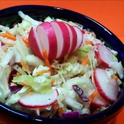 Radish Coleslaw Salad recipe