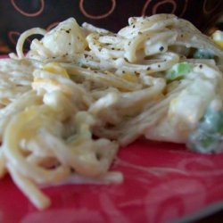 Spaghetti Salad With Scallops recipe