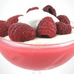 Raspberry Pink Velvet Gelatin-Yogurt Mousse recipe