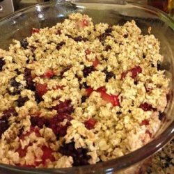 Low Fat Strawberry & Blackberry Crisp recipe