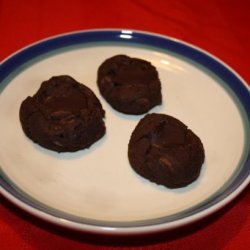Triple Chocolate Mint Chip Cookies recipe