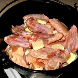 Dutch Oven Hot Peglegs and Wings (Chicken) recipe
