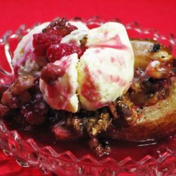 Roasted Pears With Fresh Cranberries recipe