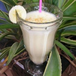 Spiced Banana Milk Shake recipe