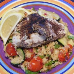 Sumac Fish & Couscous Salad (21 Day Wonder Diet: Day 3) recipe
