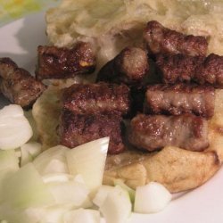 Chevapchici (Grounded Meat BBQ Sticks) recipe