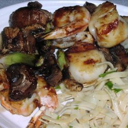 Teriyaki Shrimp and Scallop Kebabs recipe
