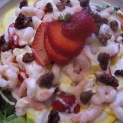 Shrimp and Mixed Green Dinner Salad recipe