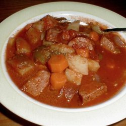 Mae's Sausage Supreme Stew recipe