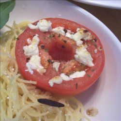 Broiled Tomatoes With Goat Cheese recipe