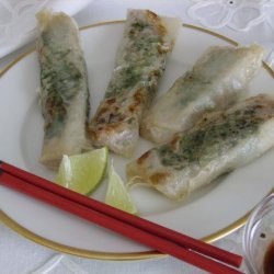 Tuna Spring Rolls With Lime/soy Sauce recipe