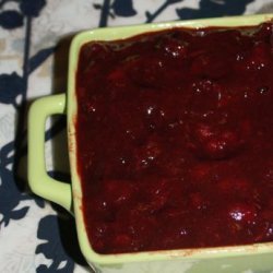 Orange Balsamic Cranberry Sauce recipe