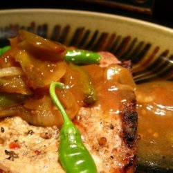Grilled Pork Chops With Vegetables recipe