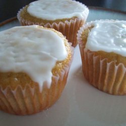 Marzipan (Cup)cake(S) With Lemonglaze recipe