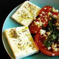 Sliced Feta With Oregano and Olive oil recipe