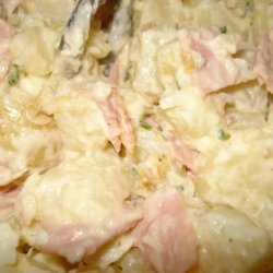 Lite Ham Egg and Potato Salad recipe