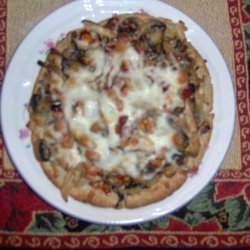 Wild Mushroom Pizza With Caramelized Onions, Sun-Dried Tomato recipe
