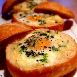 Baked Eggs in Bread (Weight Watchers) recipe