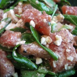 Peppery Greens With Watermelon recipe