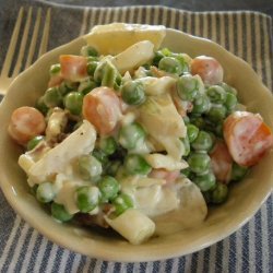 Pea and Water Chestnut Salad recipe